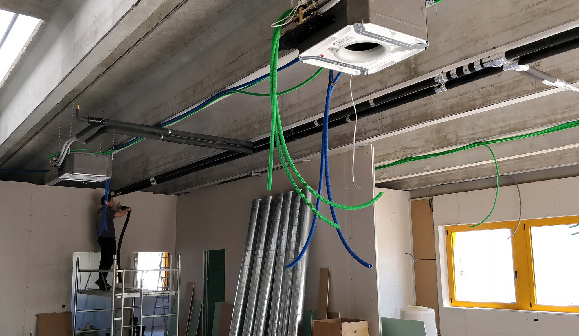 impianto di climatizzazione uffici azienda