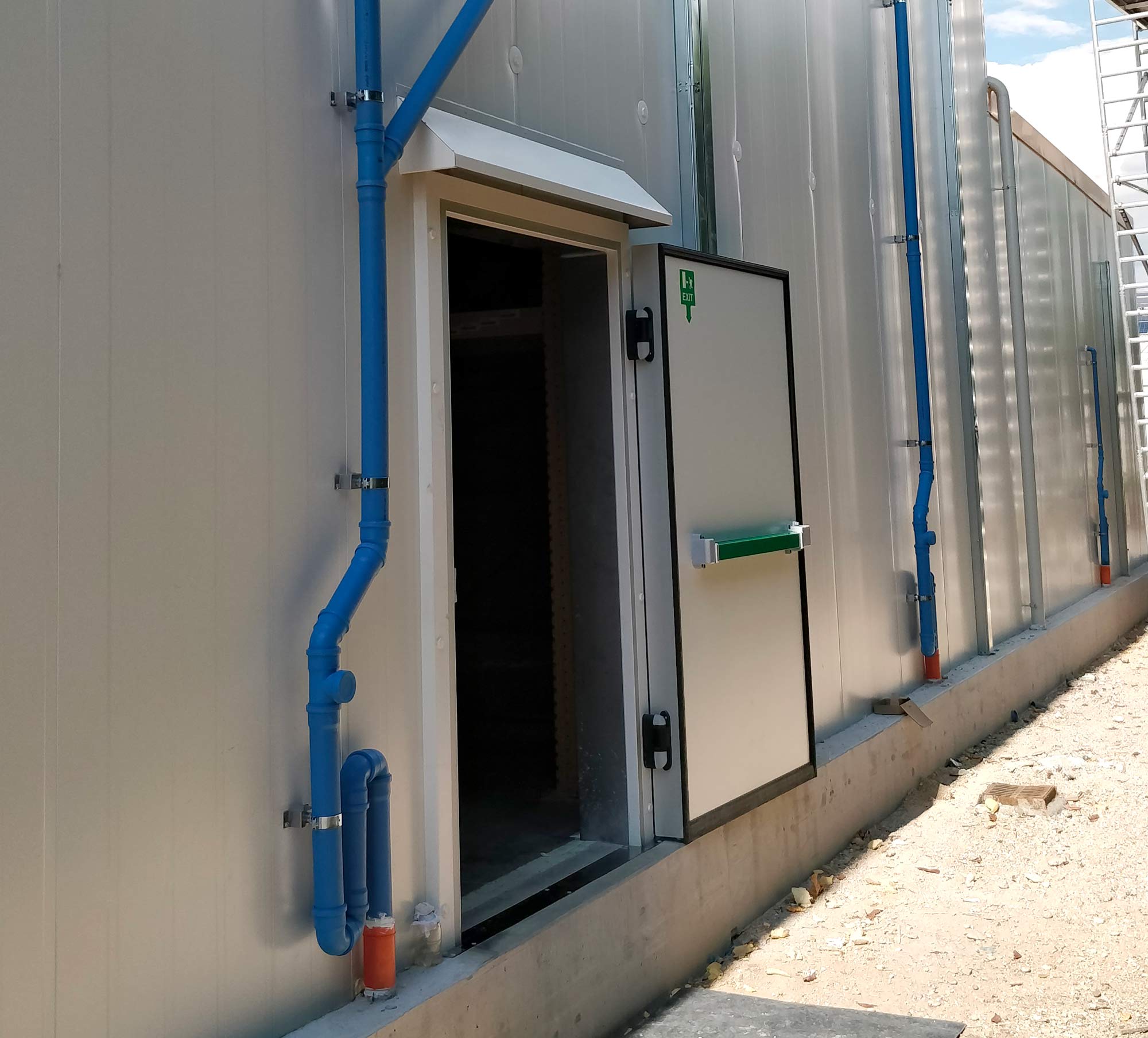 ingresso cella frigo