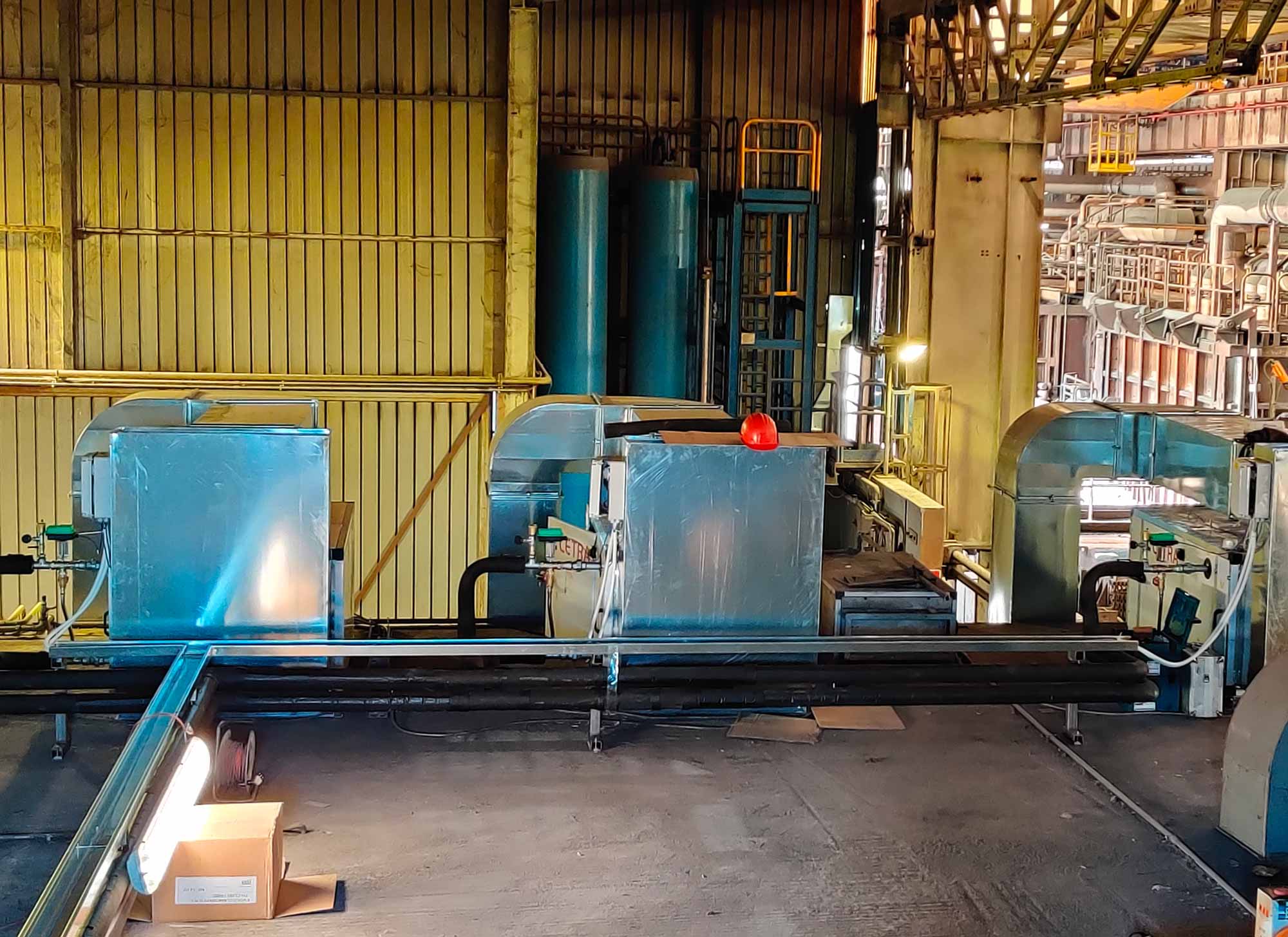 Impianto di climatizzazione industriale unità interna