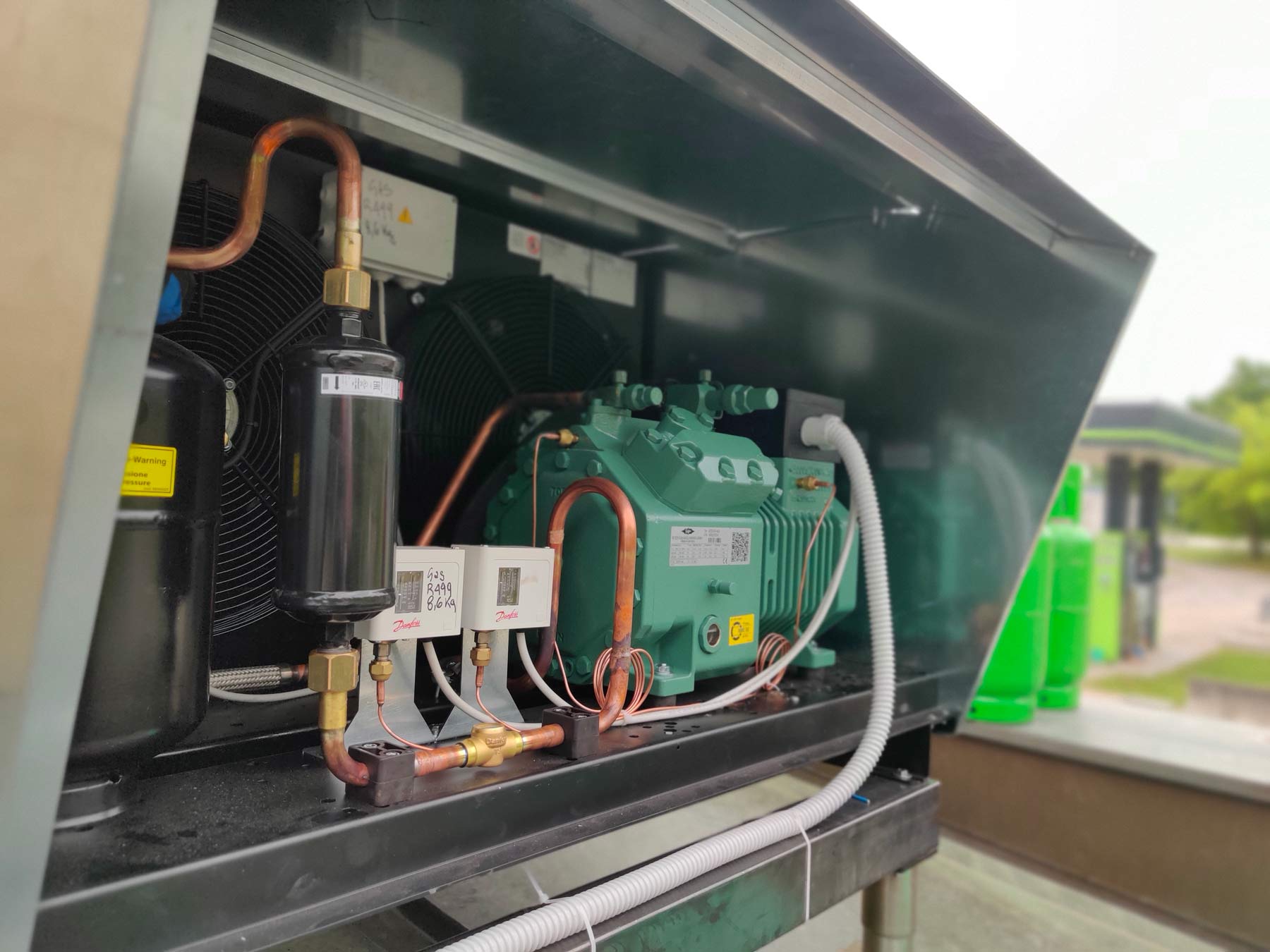 unità esterna cella frigo ortofrutta