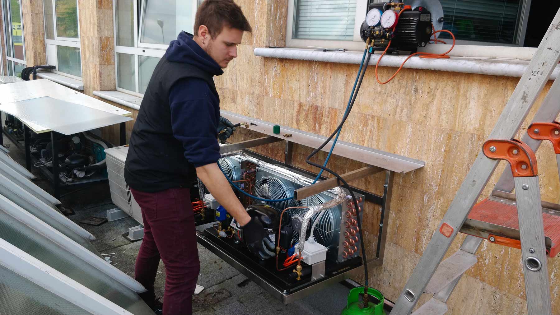 installazione di un impianto di stagionatura climaref